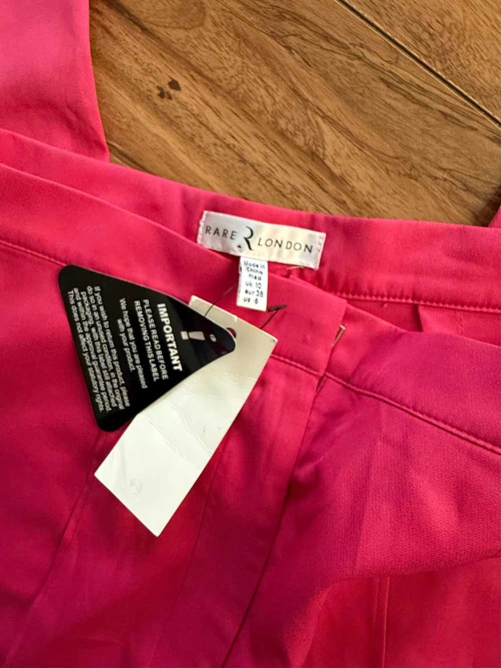 Rare London Hot Pink Trousers - Picture 4 of 4